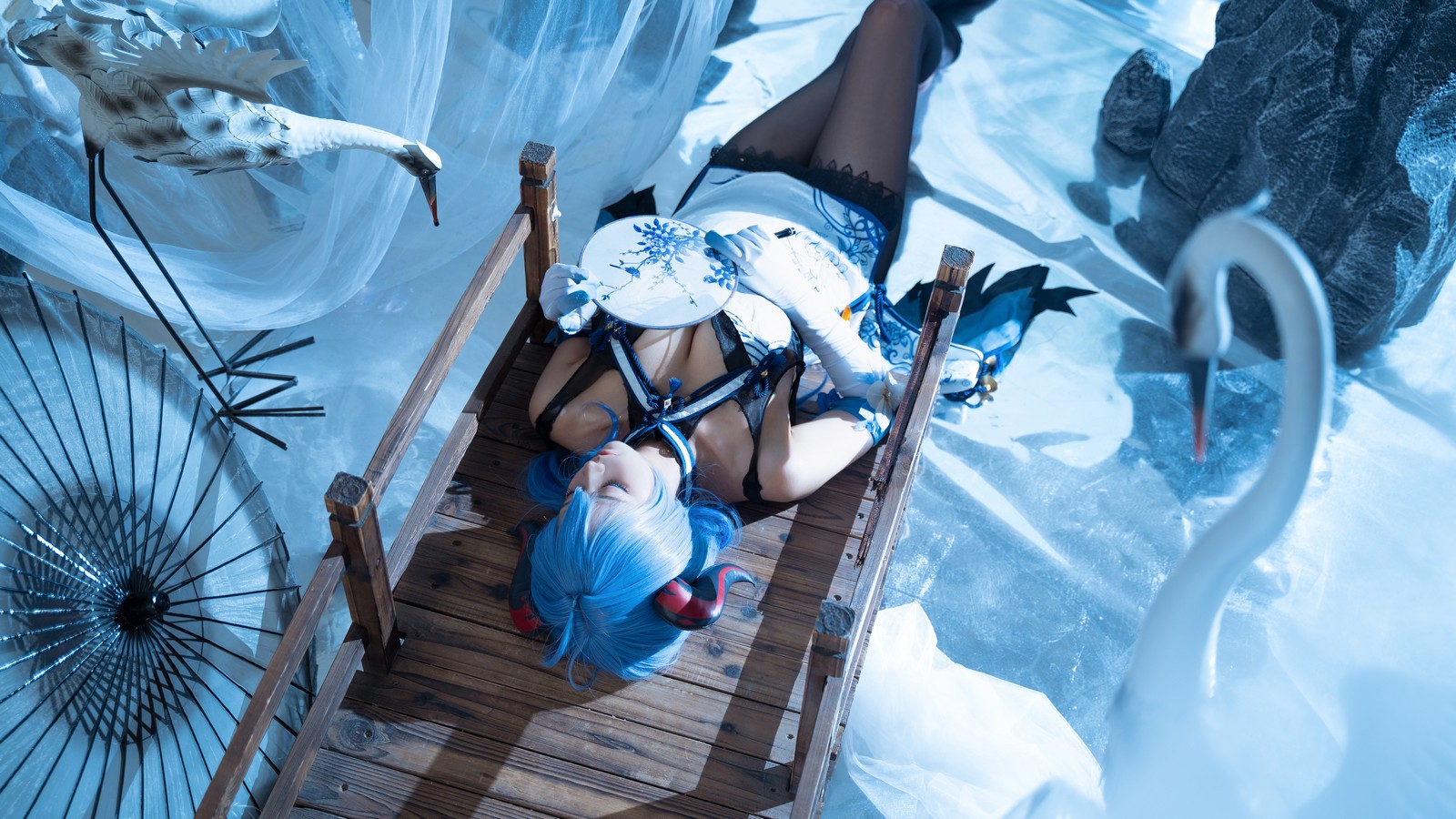 Seya-狮砸 – 原神 甘雨青花瓷 Cosplay 高清写真（12P-139MB）插图3