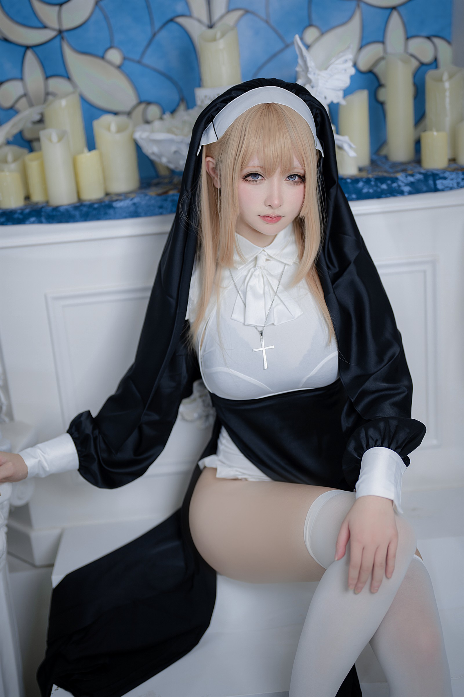 樱梨梨 修女 Cosplay 写真＋视频合集｜高清角色摄影（35P｜681MB）插图3