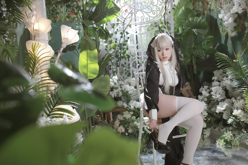 Asagiriai（愛ちゃん）修女Cosplay写真图集 修女主题高清美图 56P (717MB)插图2
