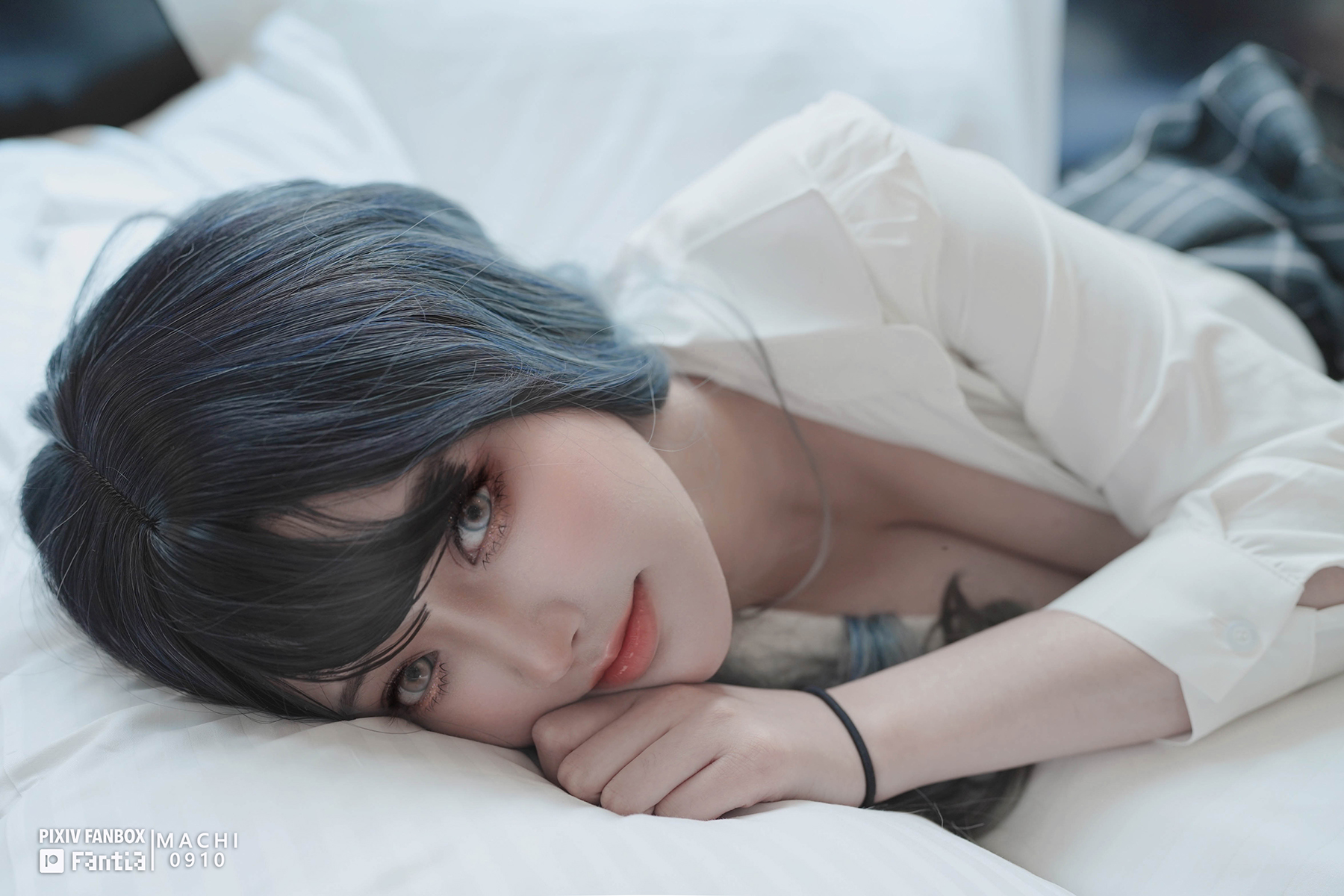 Machi马吉 JK 制服写真集｜青春系JK主题高清图集（38P-92.5M）插图4