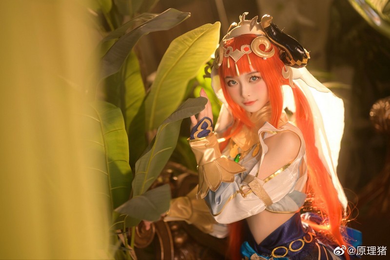 白莉爱吃巧克力 妮露 原神 Cosplay 写真【11P｜84.9MB】插图7