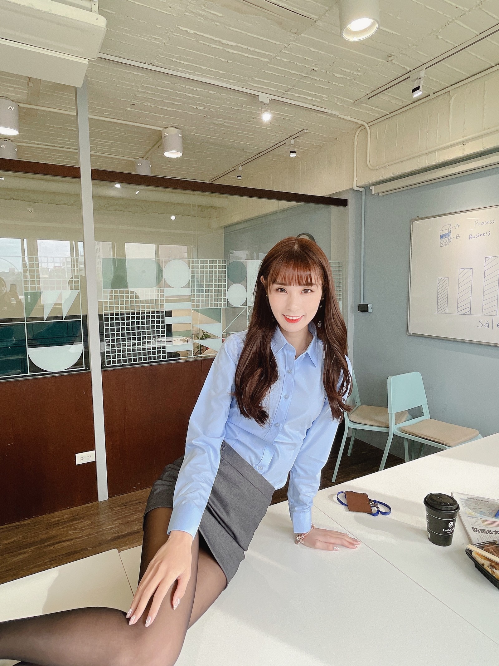 泥泥汝 OL 女郎 B 主题 写真＋视频合集｜高人气职业风作品（350P｜12V｜840MB）插图4