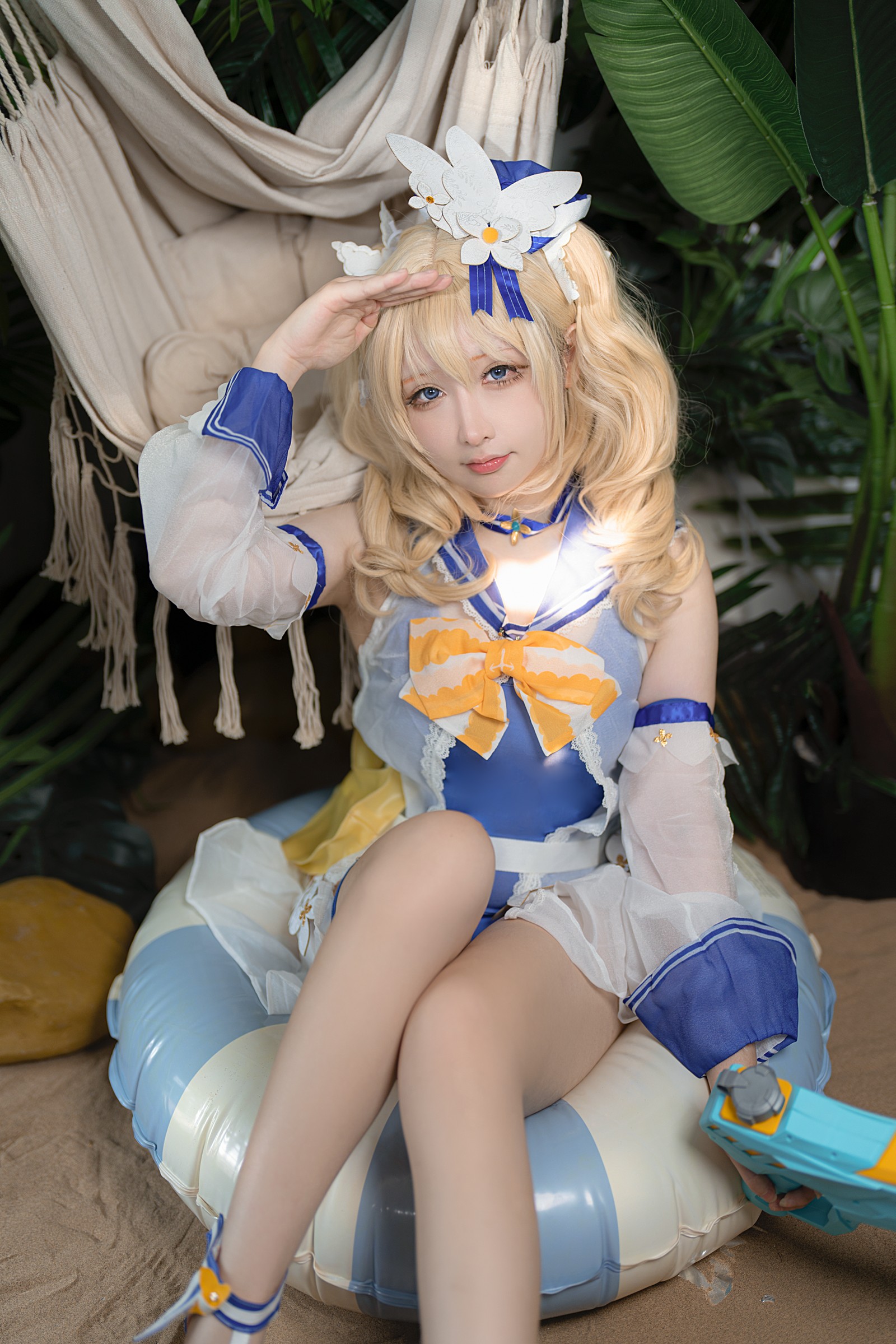 樱梨梨 芭芭拉 泳装 Cosplay 写真集｜原神角色高清摄影（30P｜576MB）插图4