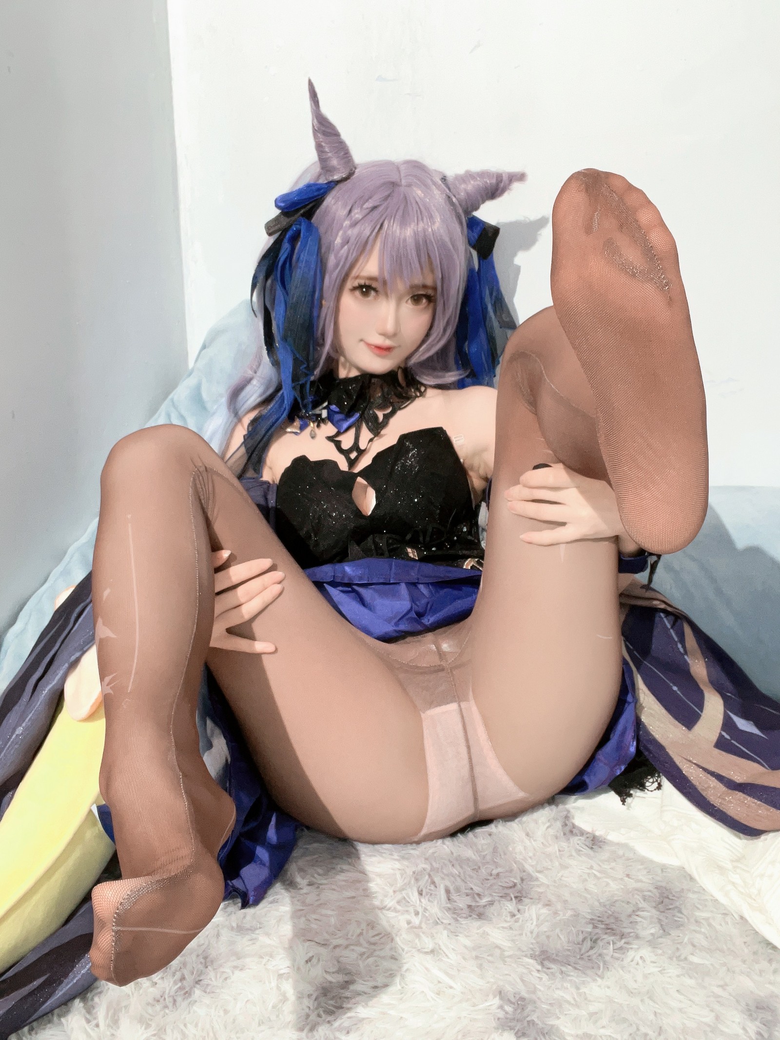 趴趴捣蛋陌 刻晴 Cosplay 写真合集｜原神人气角色 写真＋视频（92P＋1V｜677MB）插图7