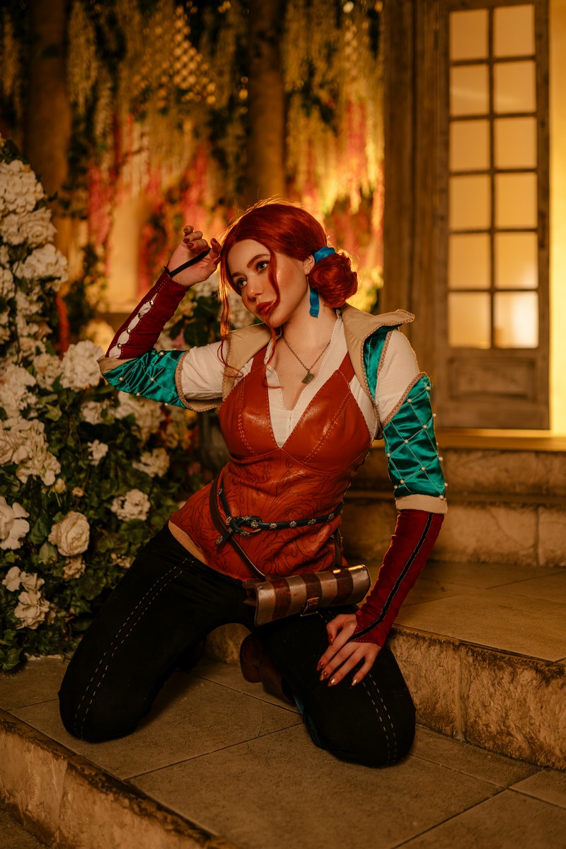 Alina Becker 特莉丝 Triss Merigold Cosplay 巫师系列高清写真【37P-150M】插图3