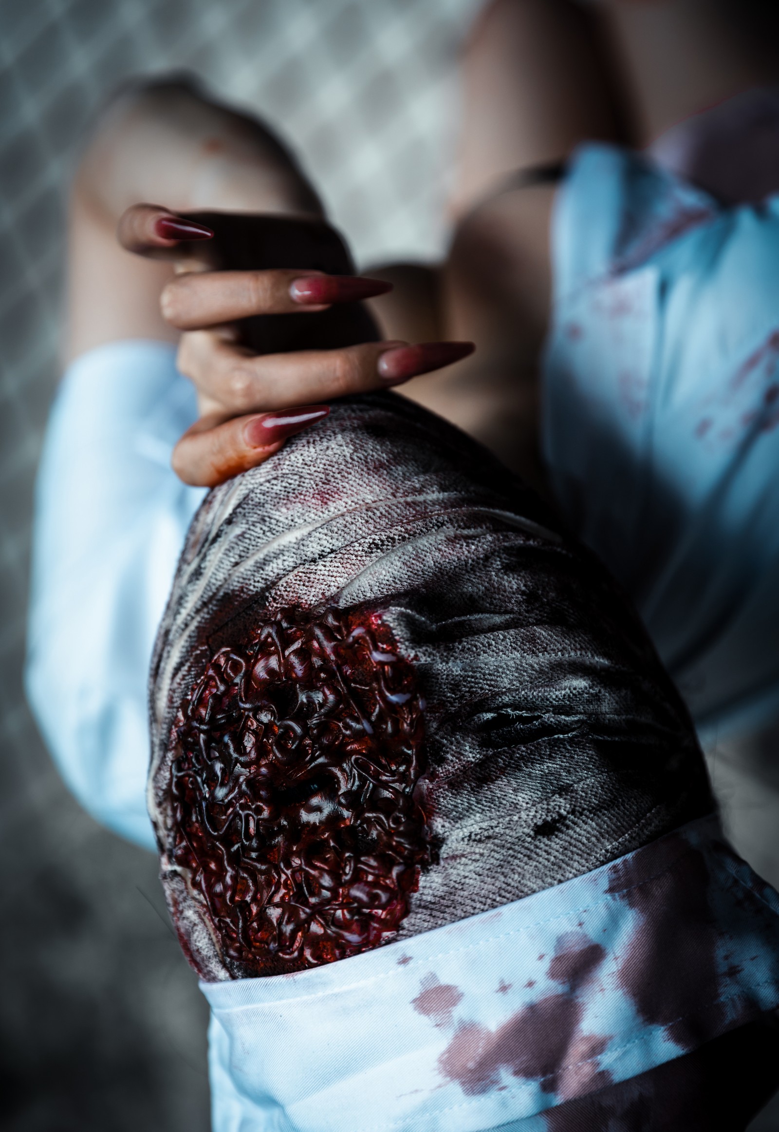 兔胖胖min – 寂静岭 丧尸护士 Cosplay 高清写真集（41P-249MB）恐怖题材插图5