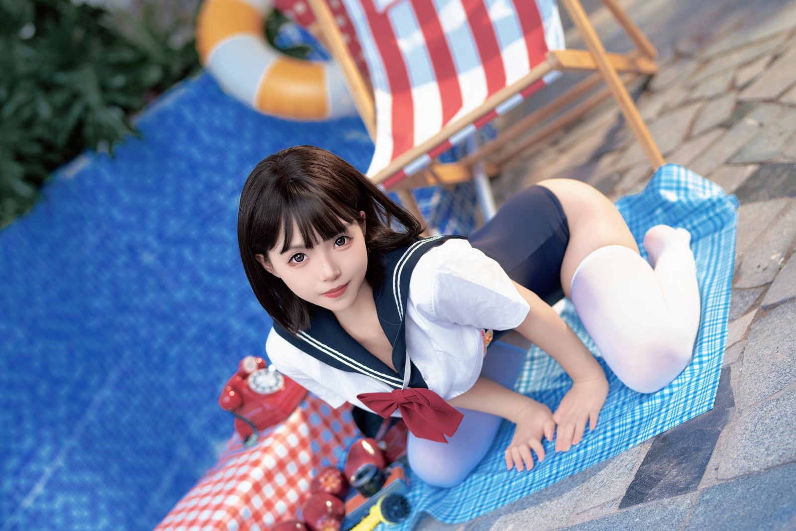 Bangni邦尼 – 反差 JK 泳装 Cosplay 写真集（97P-7V-841.3MB）插图4