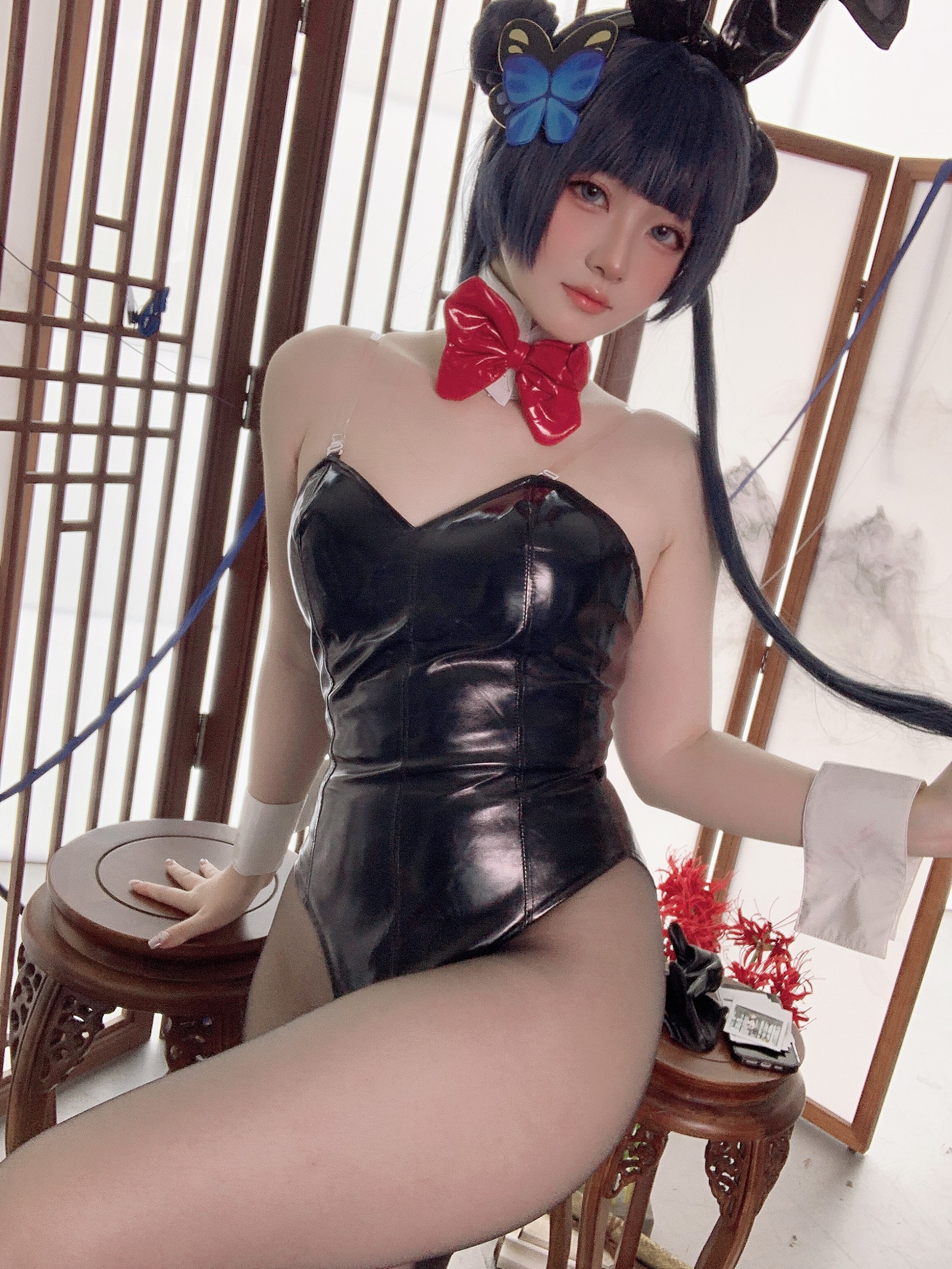 屿鱼 Yuyu 蔚蓝档案 龙华妃咲 兔女郎 Cosplay 写真集（40P｜268MB）插图