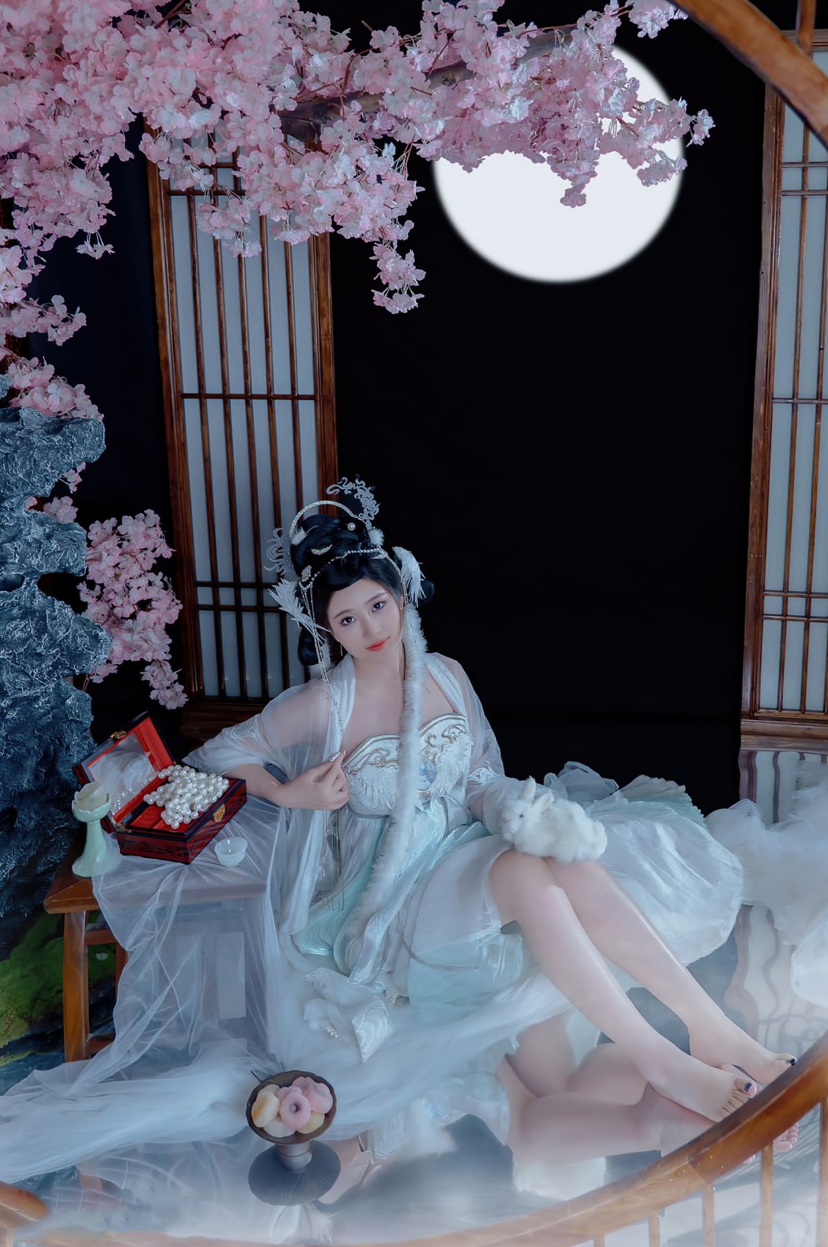 年年nnian 嫦娥仙子Cosplay写真 中秋神话主题图集插图3