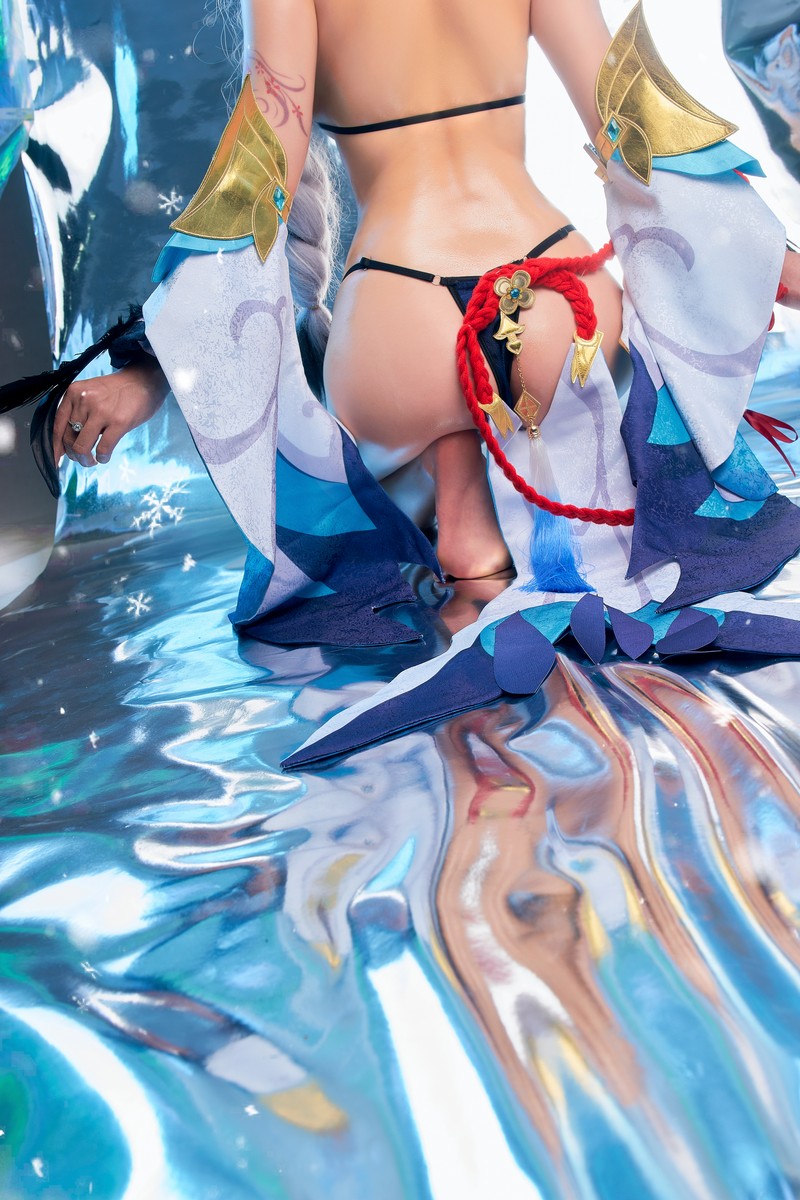 Joyce Lin2x Shenhe Cosplay Genshin Impact 写真集 89P插图5
