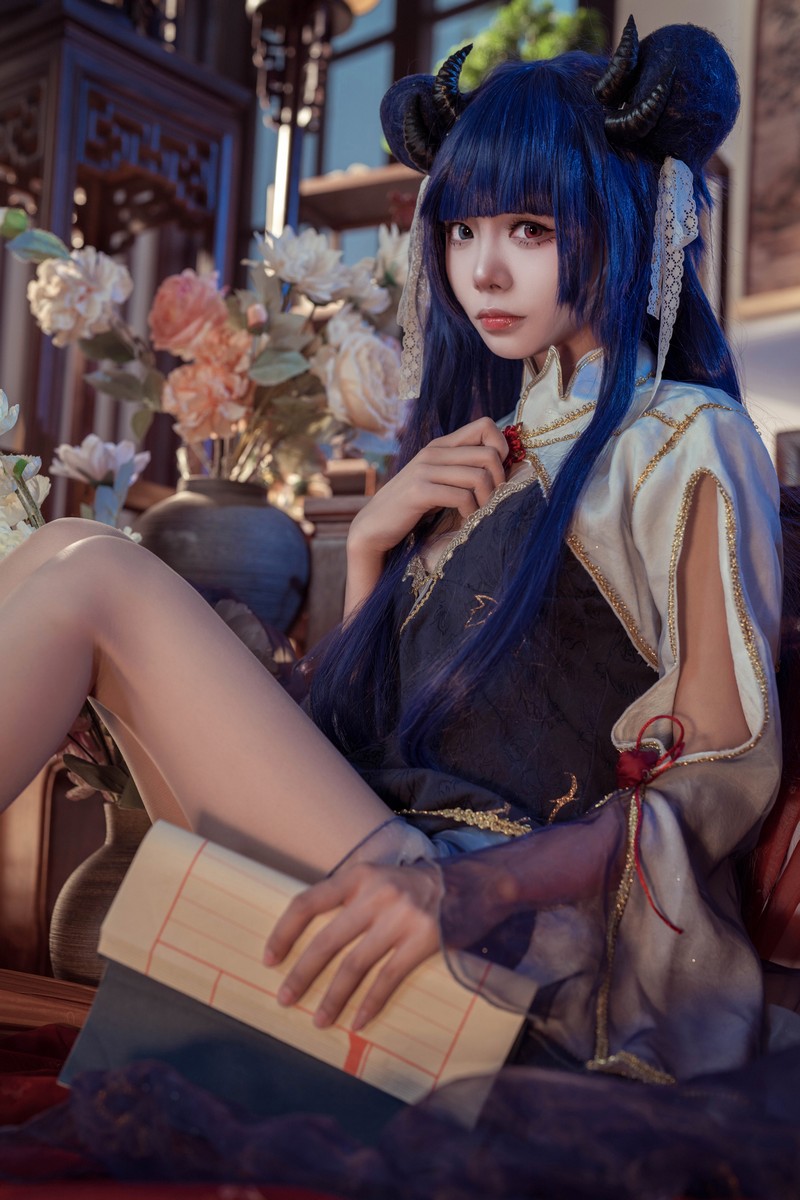 艾西Aiwest 伊吹新年旗袍Cosplay写真图集 新年主题高清图集 35P (396.8M)插图8