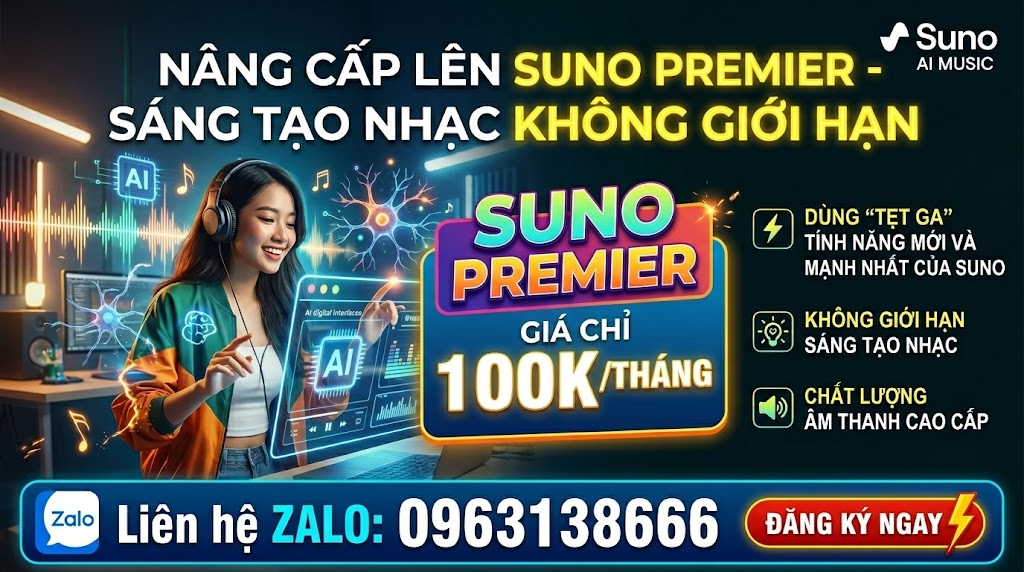 Dùng Suno Premier