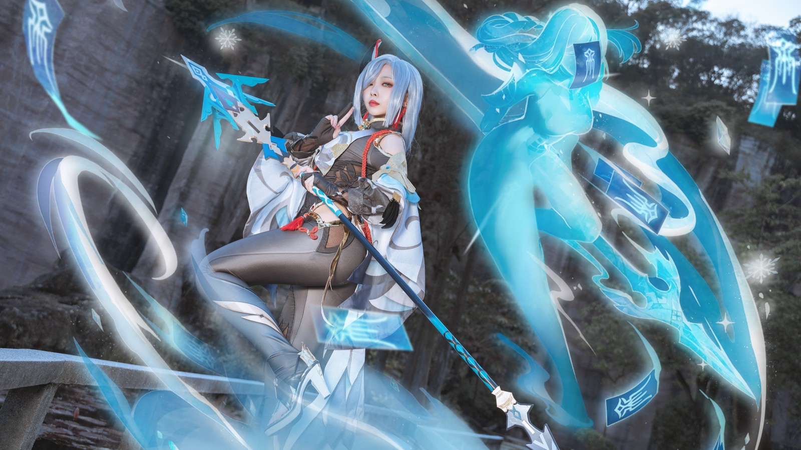 宮本桜 申鹤 Cosplay 写真合集｜原神人气角色 高清摄影（22P｜283MB）插图2