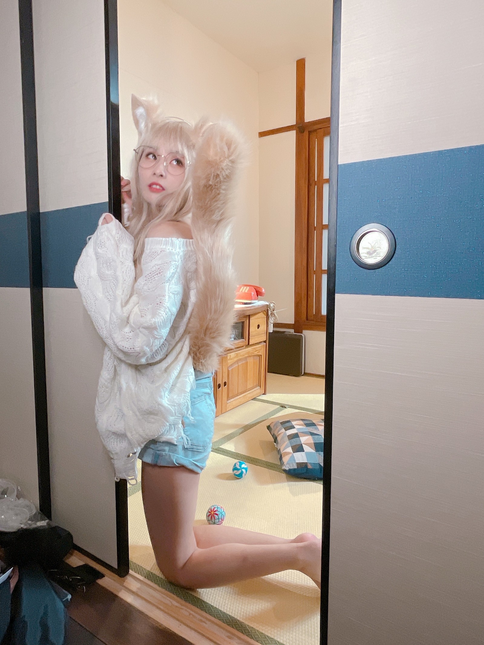 泥泥汝 猫女 主题 Cosplay 写真＋视频合集｜高质量图集（372P｜12V｜1.09GB）插图5