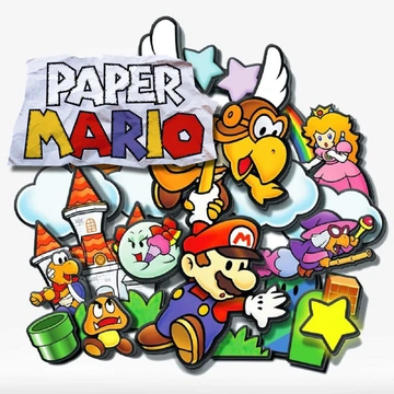 Paper Mario 1 box art