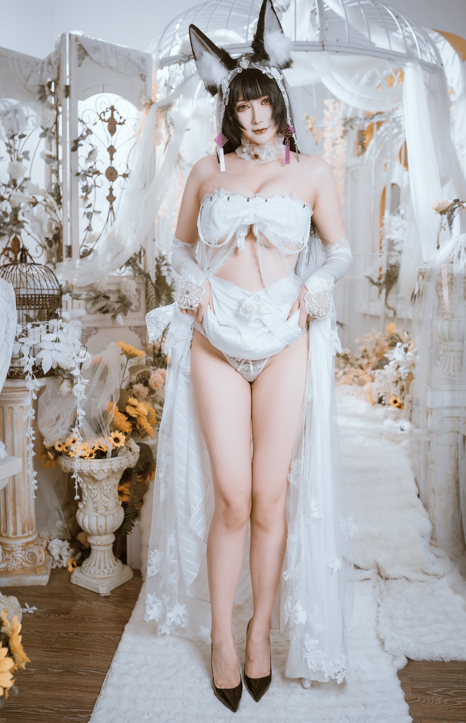 兔胖胖min – 碧蓝航线 武藏 花嫁 Cosplay 高清写真集（40P-883.9MB）插图4