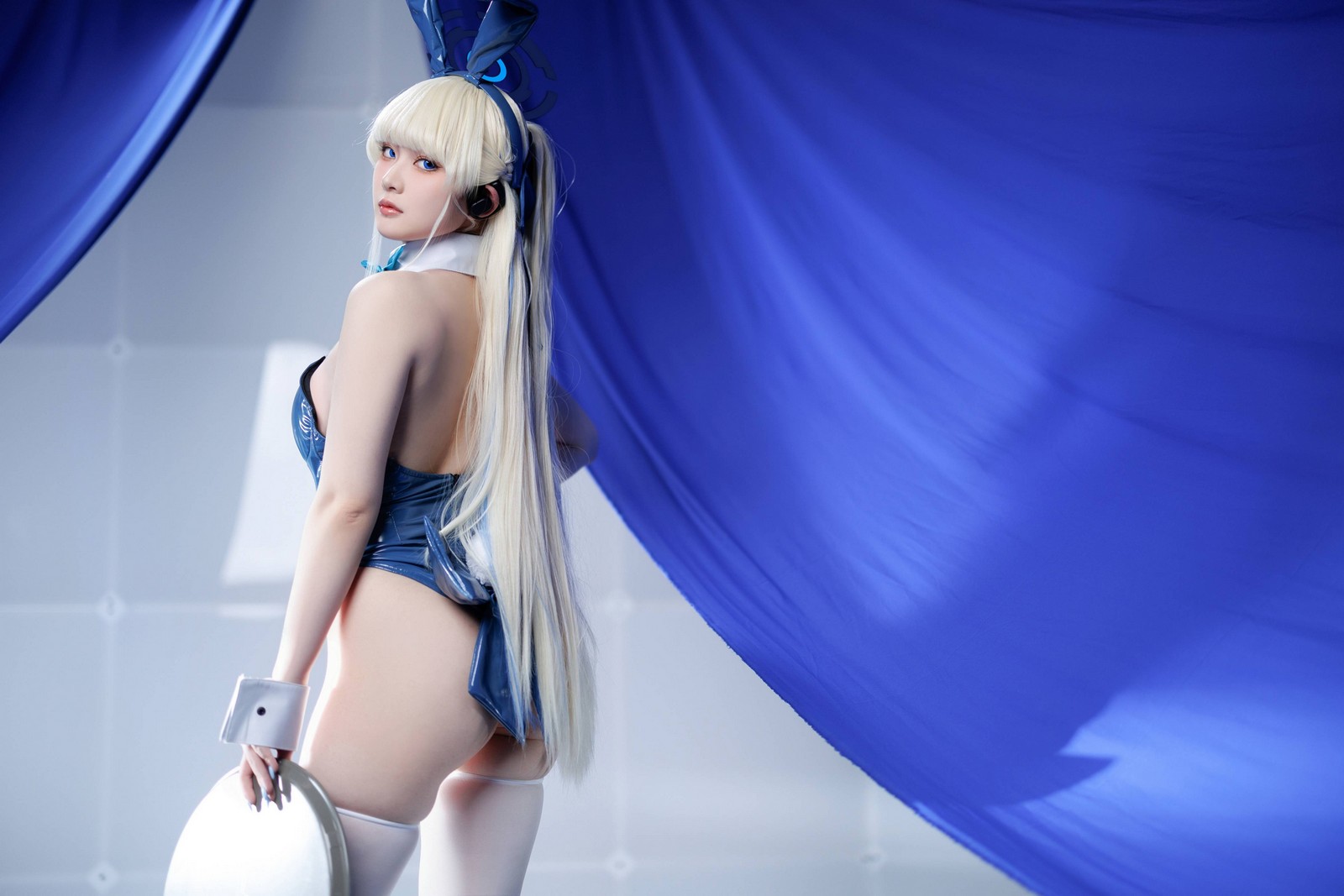 屿鱼 Yuyu 蔚蓝档案 兔女郎 Cosplay 写真合集（28P｜39MB）插图5