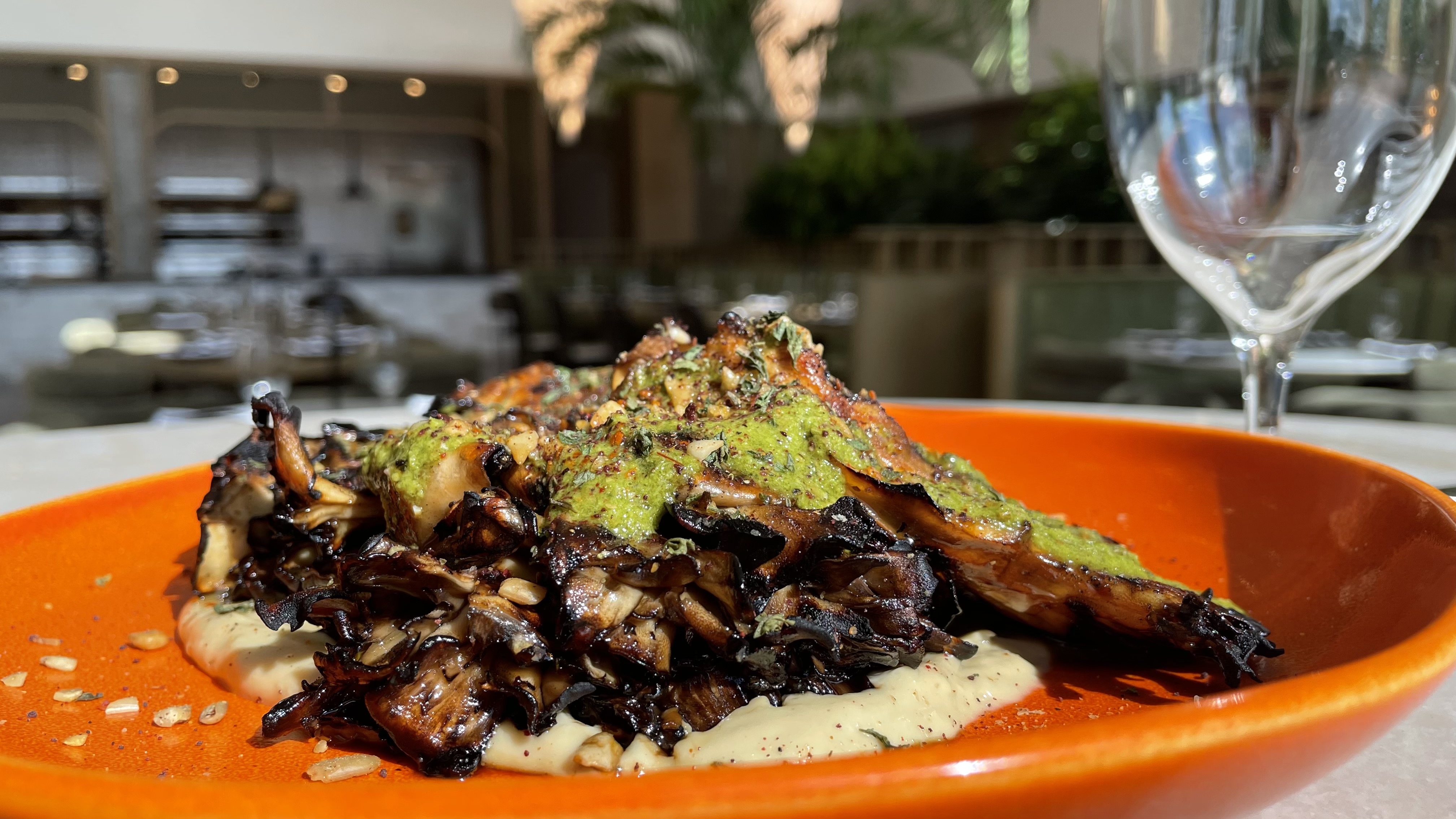 Beautifully plated Stoney Creek Mushrooms dish