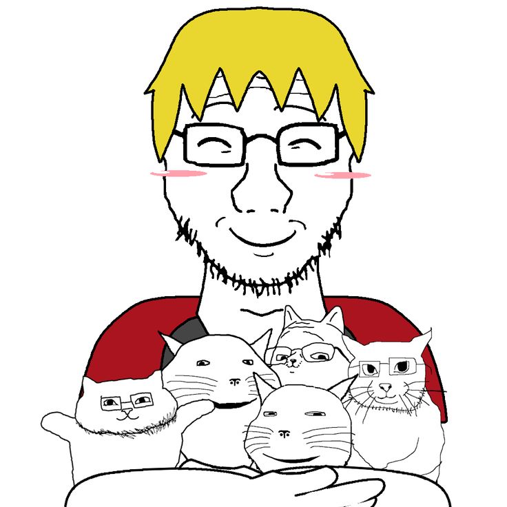 nate holding cats