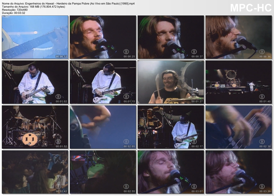 Engenheiros do Hawaii - Herdeiro da Pampa Pobre (Ao Vivo em São Paulo) (Site) [1990]