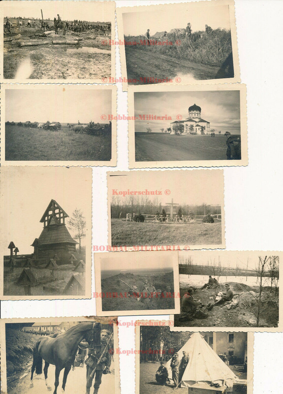 Fotos Russland Gebirgsjäger-Regiment 98 Front Kia Friedhof Kirche killed in