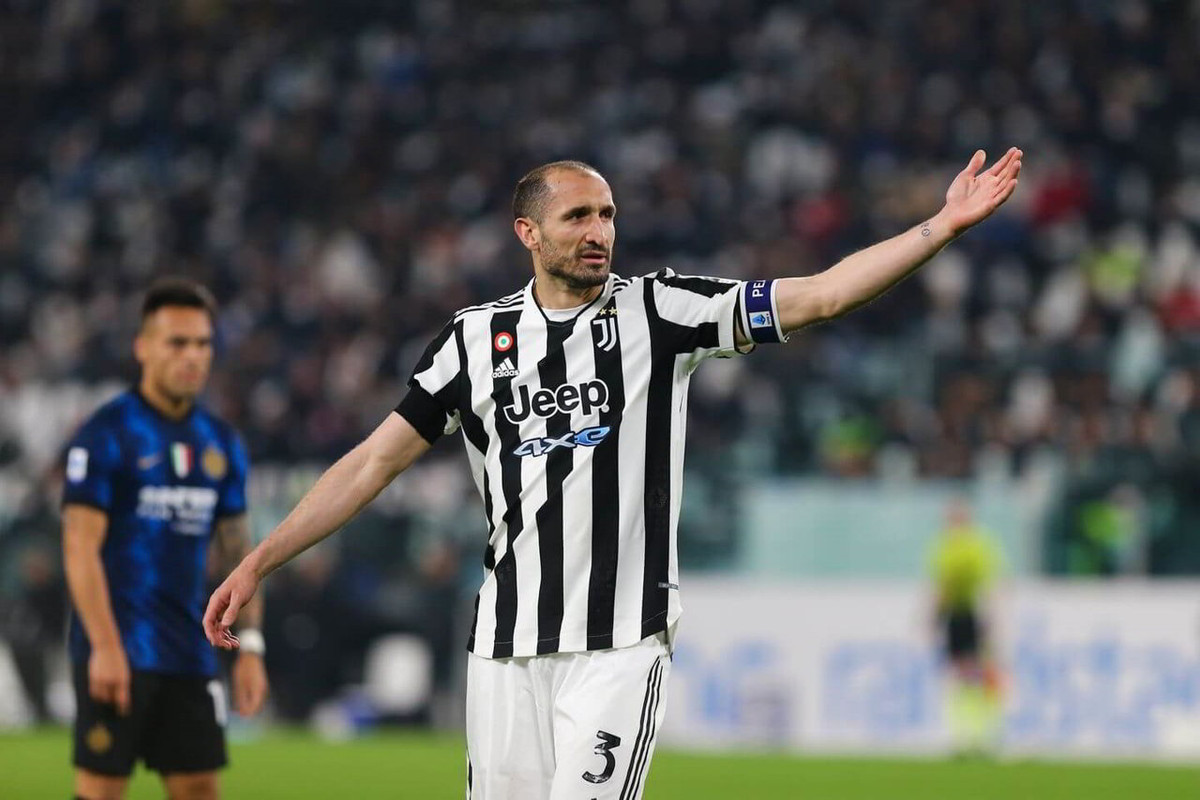 Giorgio Chiellini saluta i Tifosi Bianconeri stasera in Juventus-Lazio
