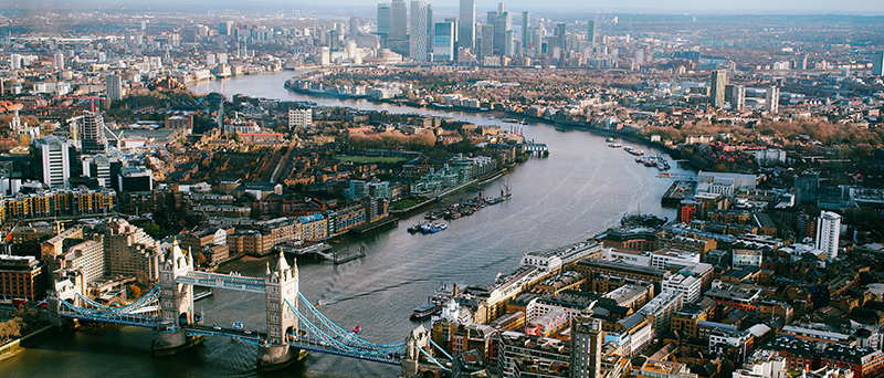 River Thames - UK river flowing through England