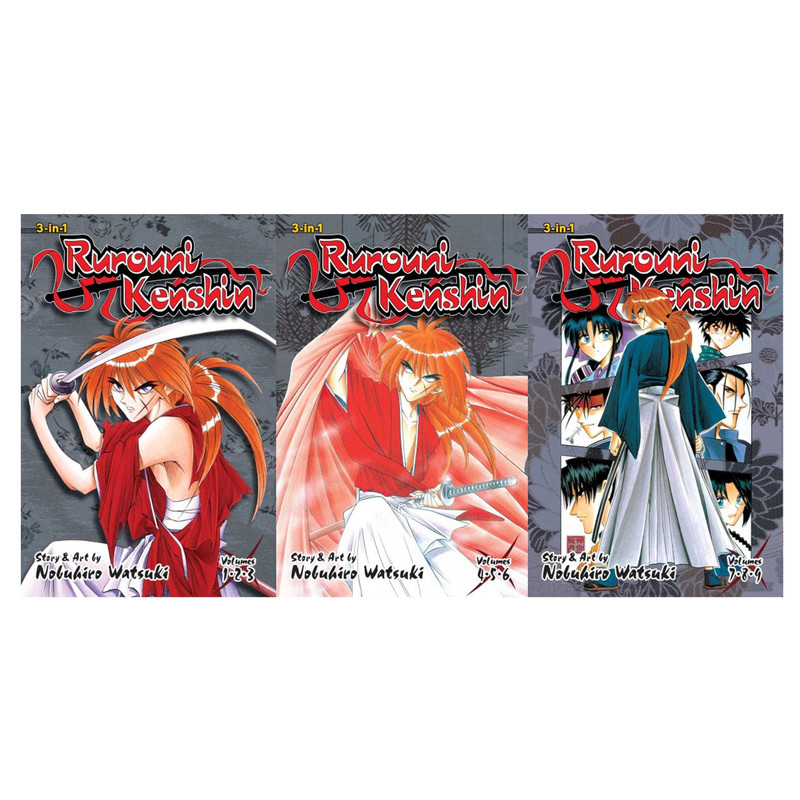 Rurouni Kenshin 3-in-1 Edition Manga Volume 8