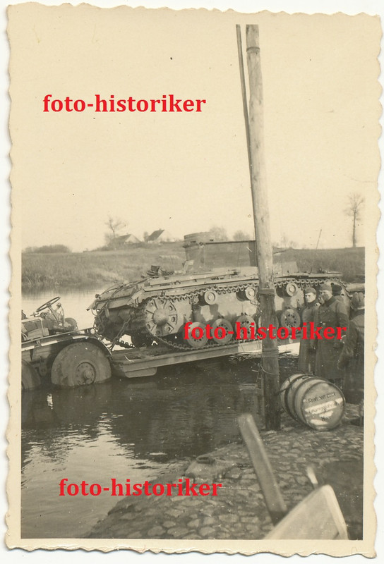 Panzer III auf Anhänger Tieflader Sd. Ah 116 in 