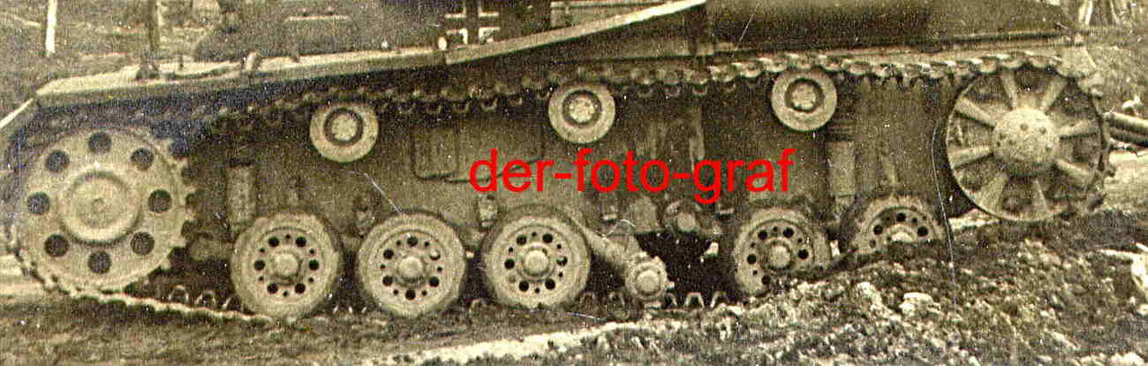 Rußland, schwerer deutscher Panzer bei Smolensk,