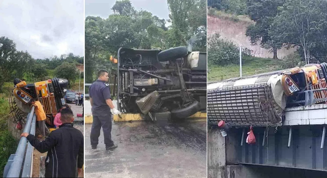 Autobús vuelca en un puente de Nicaragua dejando 16 muertos: Fuerte video