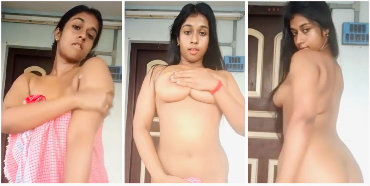 Desi slut removing her towel nude teasing