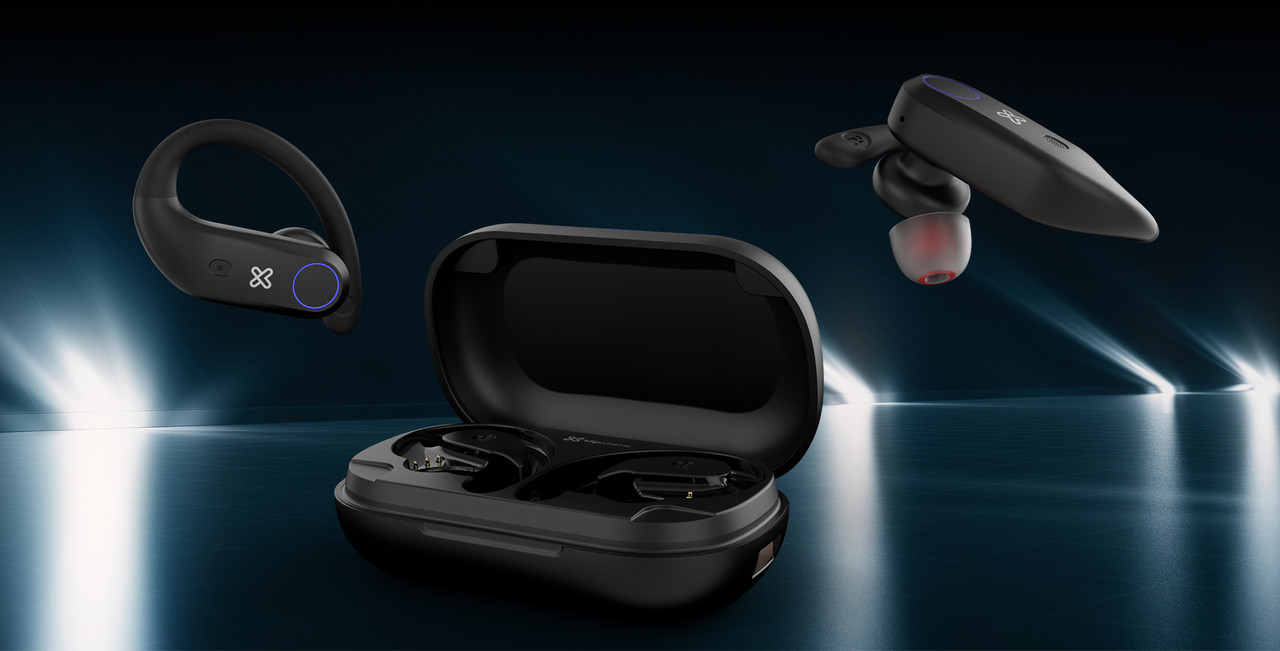 Banner mostrando la batería de 16 horas de reproducción total de los audífonos.