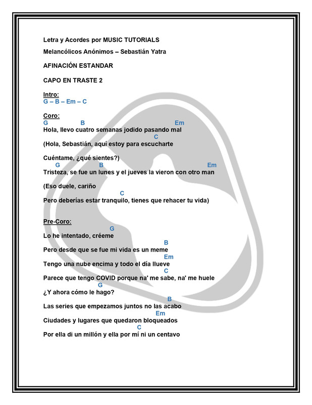Melancólicos Anónimos Letra y Acordes by MUSICTUTORIALS_page-0001