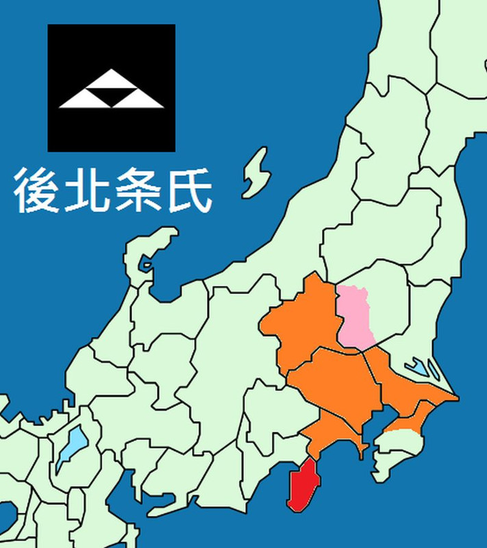 1583. Map Late Hōjō