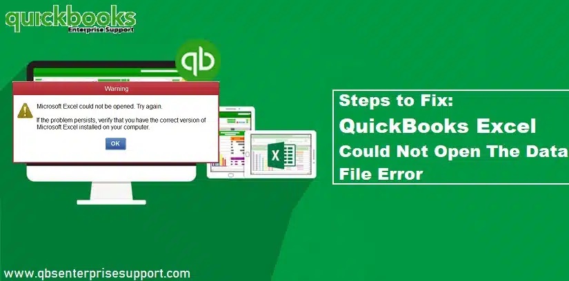 Why Cant Excel Open My QuickBooks Data File Solved
