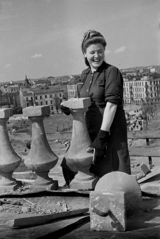 GELEŽINKELIO STOTIES STATYBA 1950