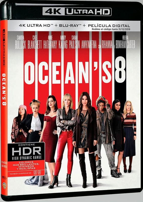 Ocean's 8 (2018) Full Blu Ray 4K UHD ITA DD 5.1 ENG TrueHD 7.1