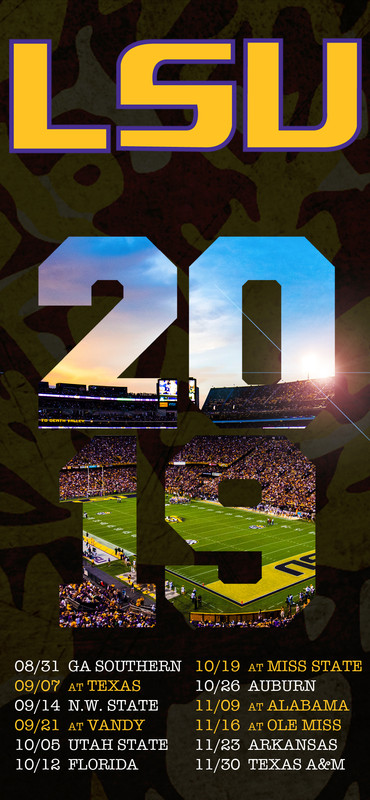 2019 LSU Schedule Wallpapers | Tiger Rant