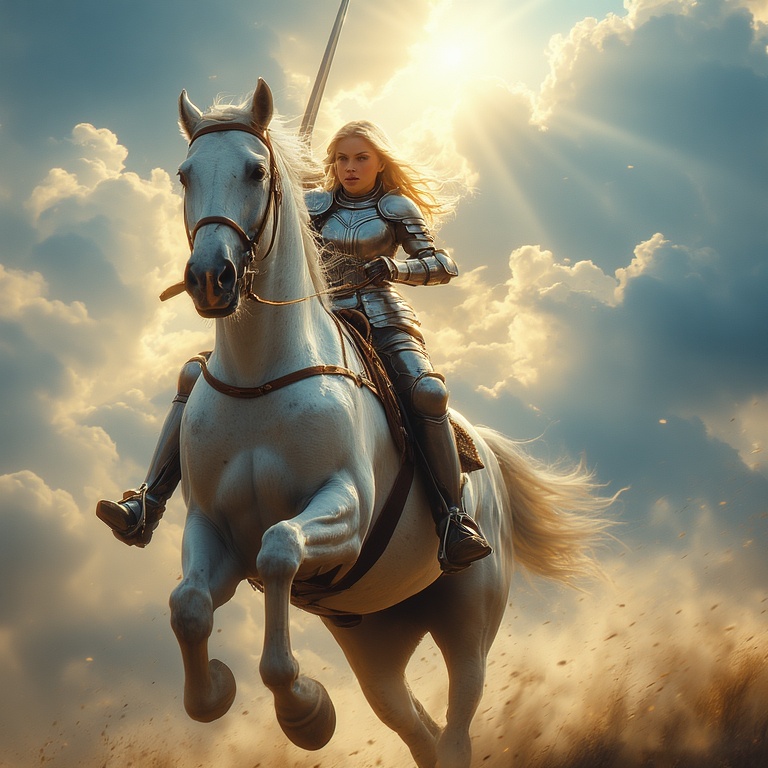 Armored-woman-charging-into-ba-(33)