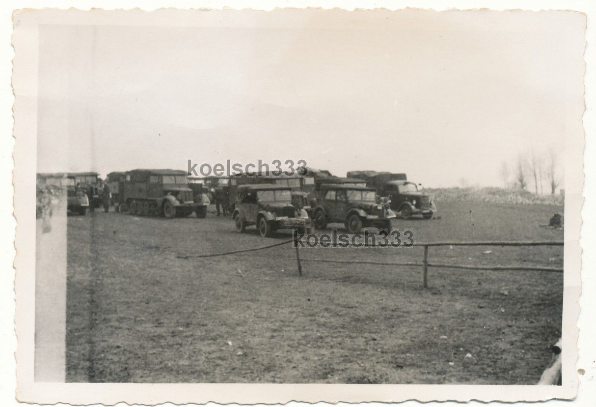 Panzer Halbketten Kfz. 2 PKW Kübelwagen LKW Fahr