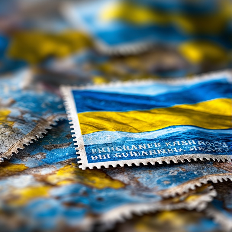 The-postage-stamp-depicting-Uk