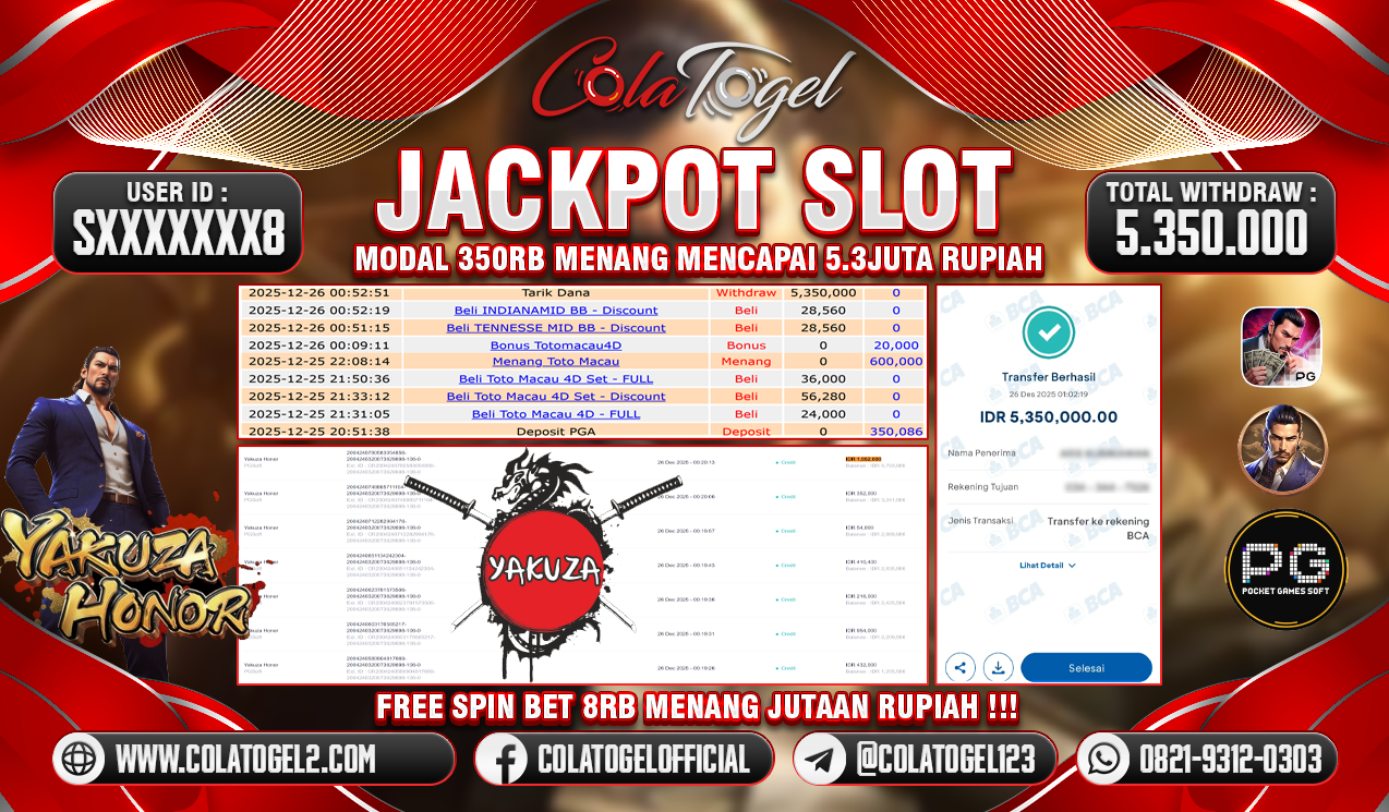 JACKPOT SLOT GACOR!!