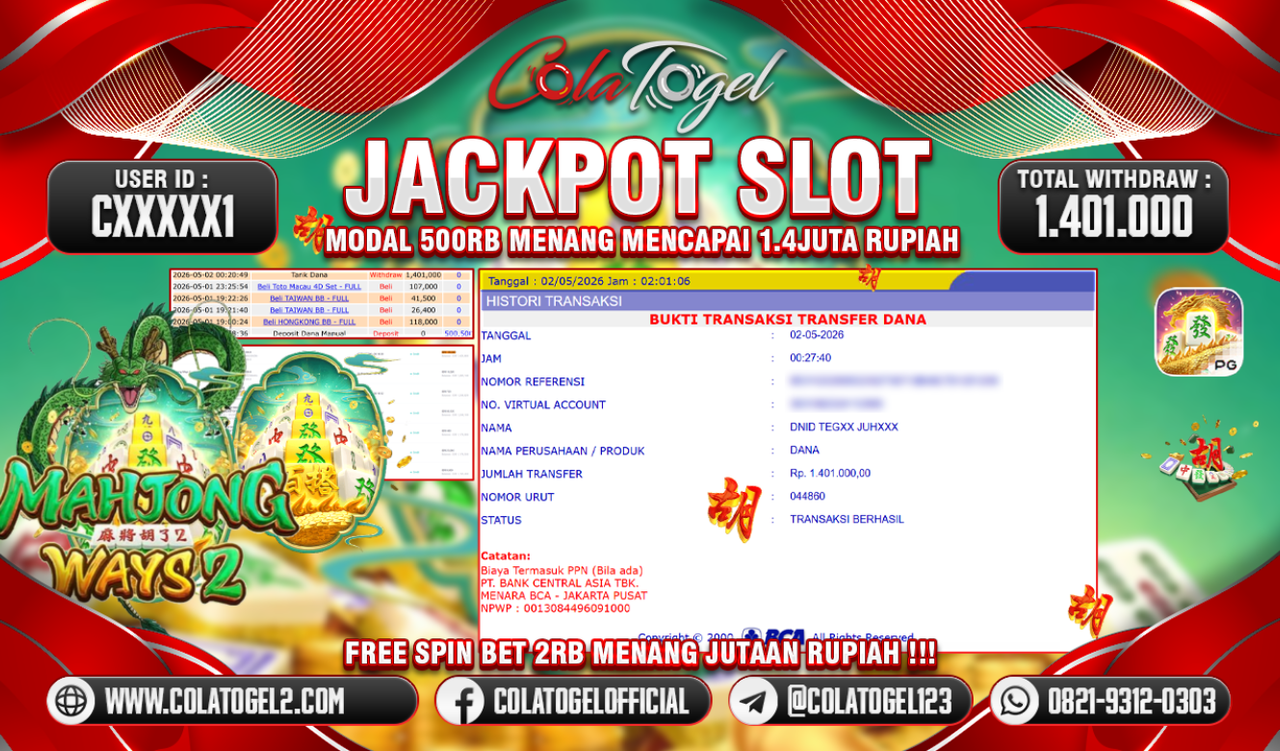 JACKPOT SLOT GACOR!!