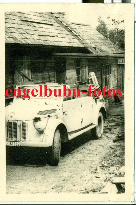 FAHRZEUG - KÜBELWAGEN - Weiße WINTER-TARNUNG 194