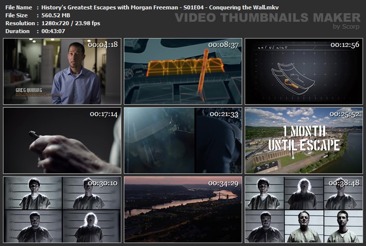 History's Greatest Escapes with Morgan Freeman - S01E04 - Conquering the Wall.mkv