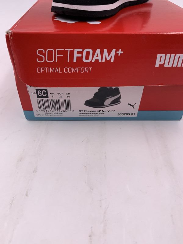 PUMA SOFT FOAM OPTIMAL COMFORT KIDS ST RUNNER V2 NL V INF US 6C | MDG  Sales, LLC