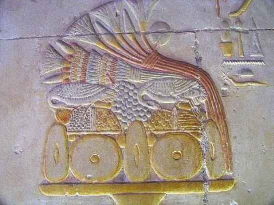 Offerings, Abydos temple