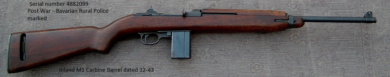 12-43 barrel dated Inland M1 Carbine