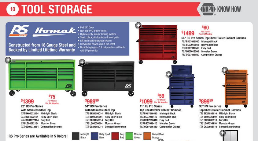Homak Rs Pro 72 Tool Box The Garage Journal Board